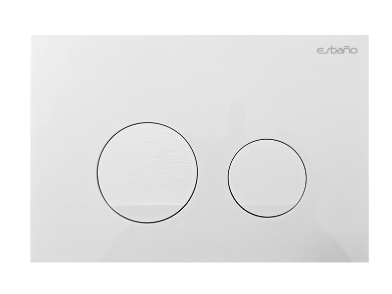 Кнопка смыва Esbano SLIM-37GW ESINSLM37GW (белый)