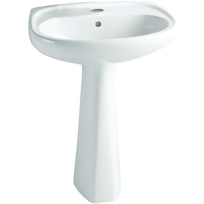 Раковина с пьедесталом Vitra Normus 9600B003-7650 550*420 мм (белый)