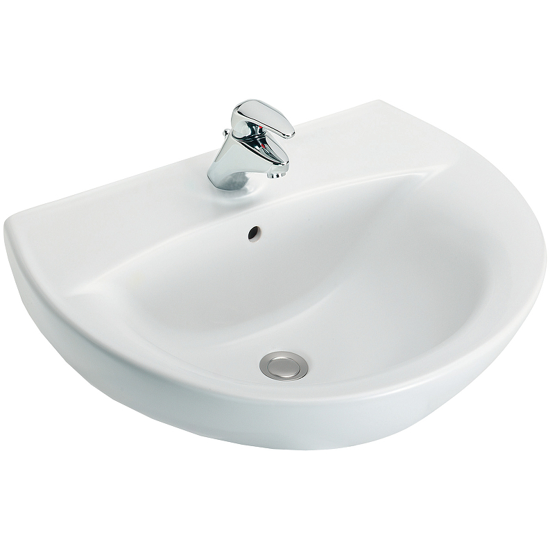 Раковина с пьедесталом Jacob Delafon Patio E4159NG 600*470 мм (белый)