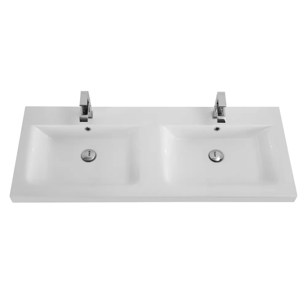 Раковина двойная Cezares Eco CZR-1200/480-2-LV-MR-ECO 1200*480 мм (белый)