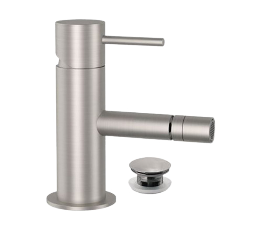 Смеситель для биде Remer X Style Inox SSX20B (нержавеющая сталь матовая)