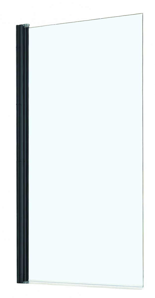 Шторка на ванну Azario MERRIT AZ-NF6211-1 800 BLACK 800*1400 мм (черный/прозрачное)