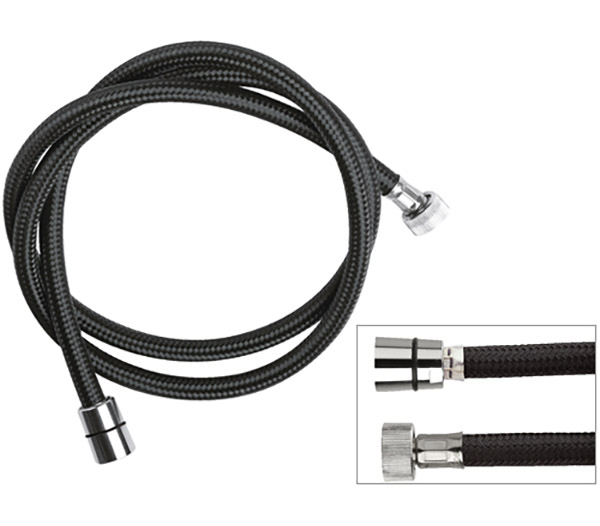 Душевой шланг Remer 332CNNY150 1500 мм (черный матовый)