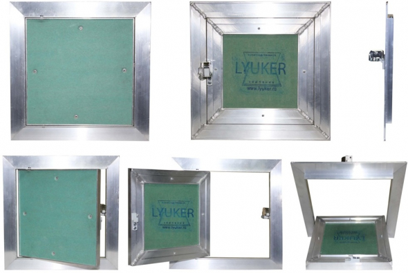 Люки под покраску и оклейку обоями Lyuker В400*Ш500